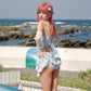 Candy Heart Two Piece Swimsuit Blue BOTTOM PREORDER