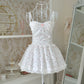 Garden Ballerina Mini Dress White PREORDER