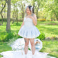 Garden Ballerina Mini Dress Blue PREORDER