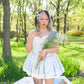 Garden Ballerina Mini Dress Blue PREORDER