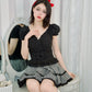 Shojo Girl Cotton Blouse Black PREORDER