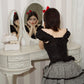 Shojo Girl Cotton Blouse Black PREORDER