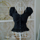 Shojo Girl Cotton Blouse Black PREORDER