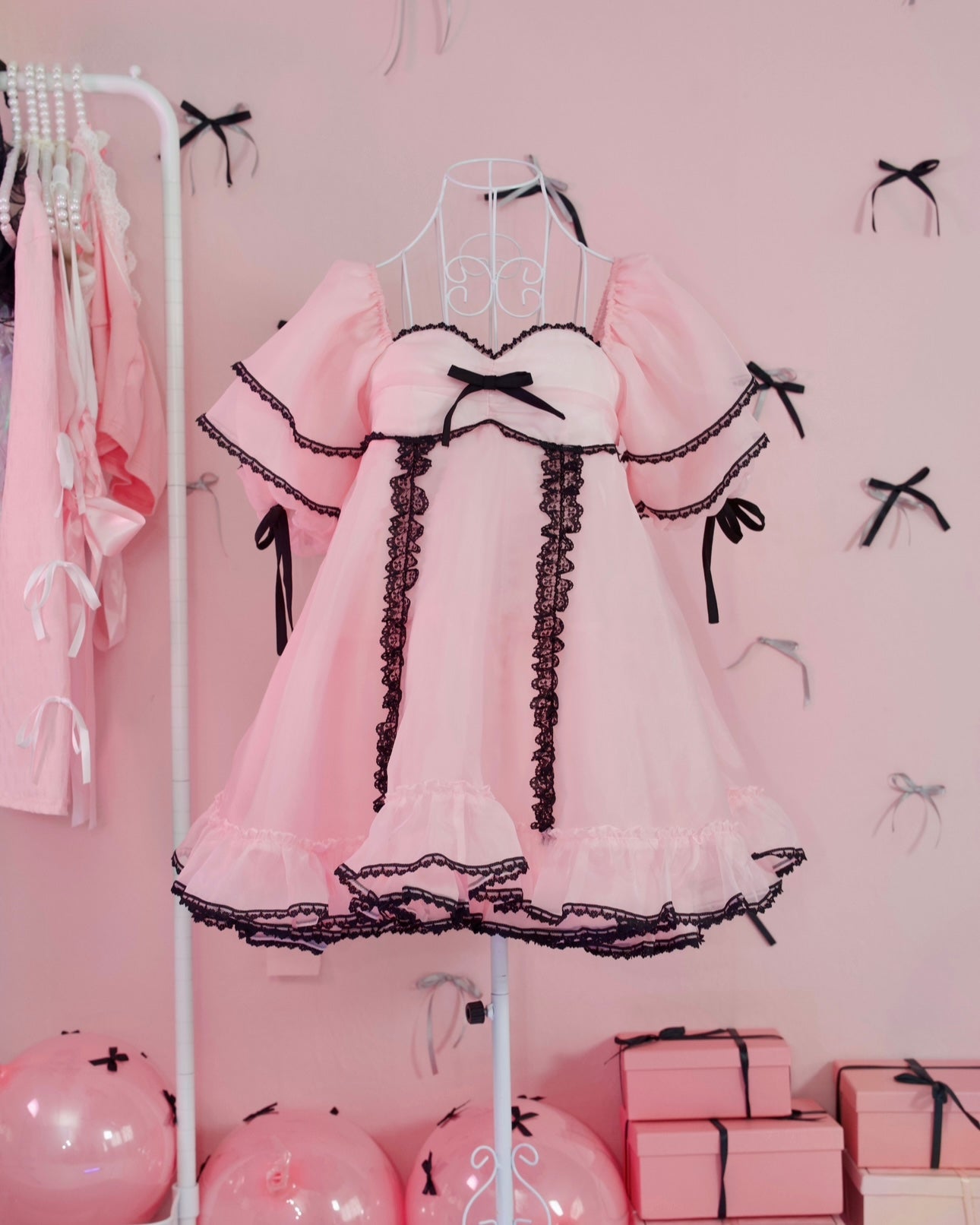 Not Your Babydoll // Princess Pink Organza Dress PREORDER