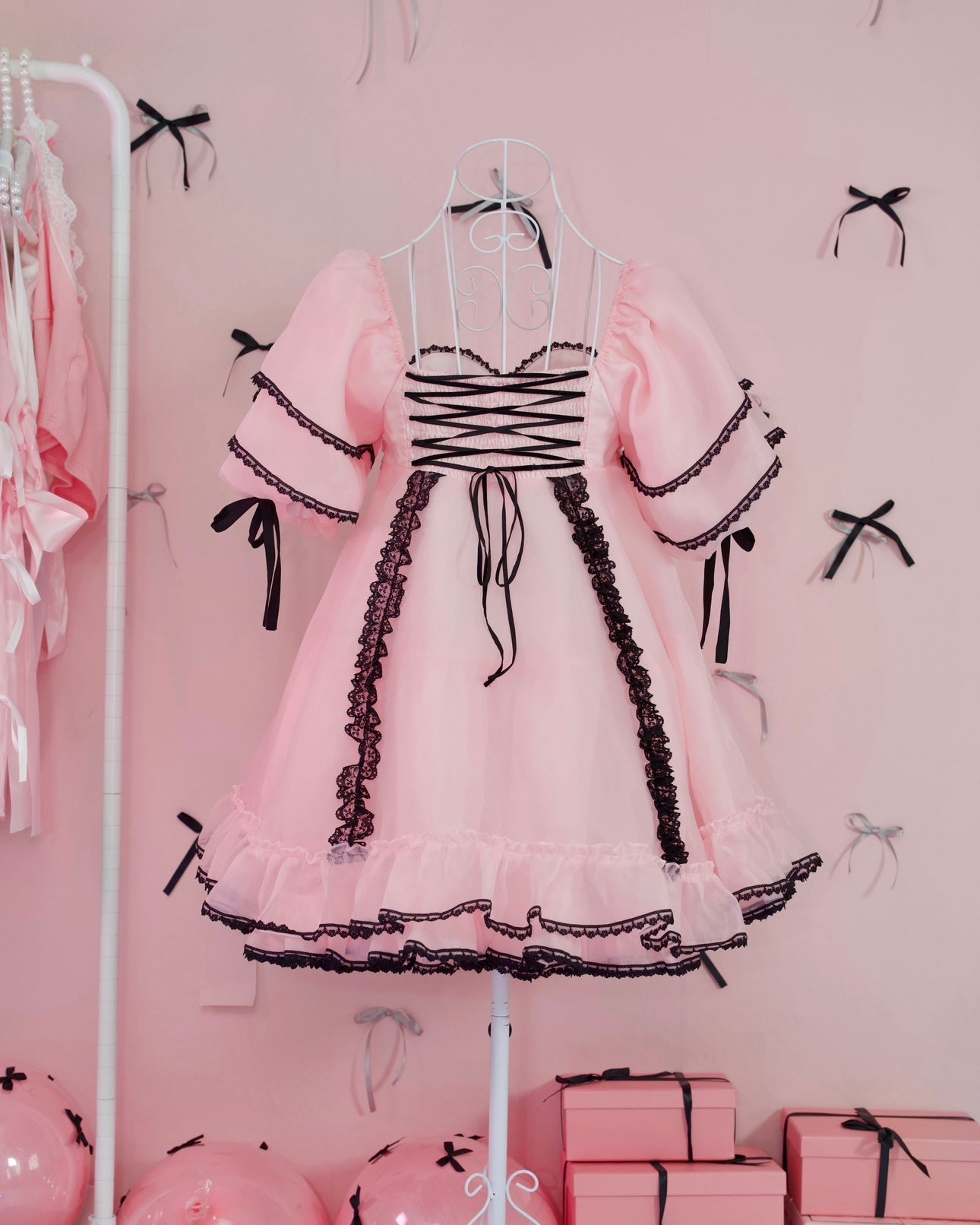 Not Your Babydoll // Princess Pink Organza Dress PREORDER