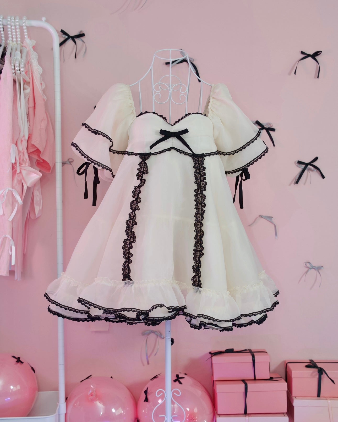 Not Your Babydoll // Vanilla Crème Organza Dress PREORDER