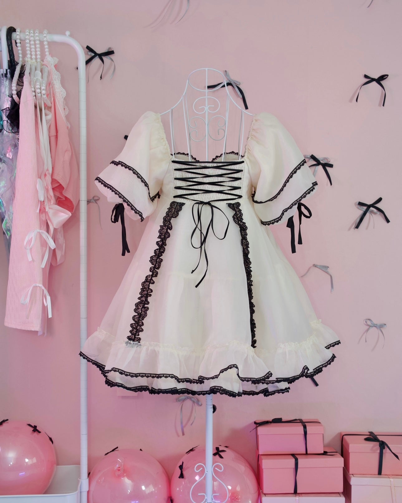 Not Your Babydoll // Vanilla Crème Organza Dress PREORDER