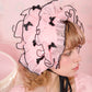 Rosy Pirouette Frill Ribbon Headdress - Midnight Pink (Pink x Black) // PREORDER