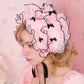 Rosy Pirouette Frill Ribbon Headdress - Midnight Pink (Pink x Black) // PREORDER