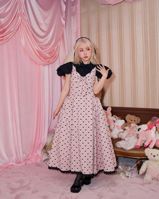 Ribboned Romance Dress – Pink // PREORDER