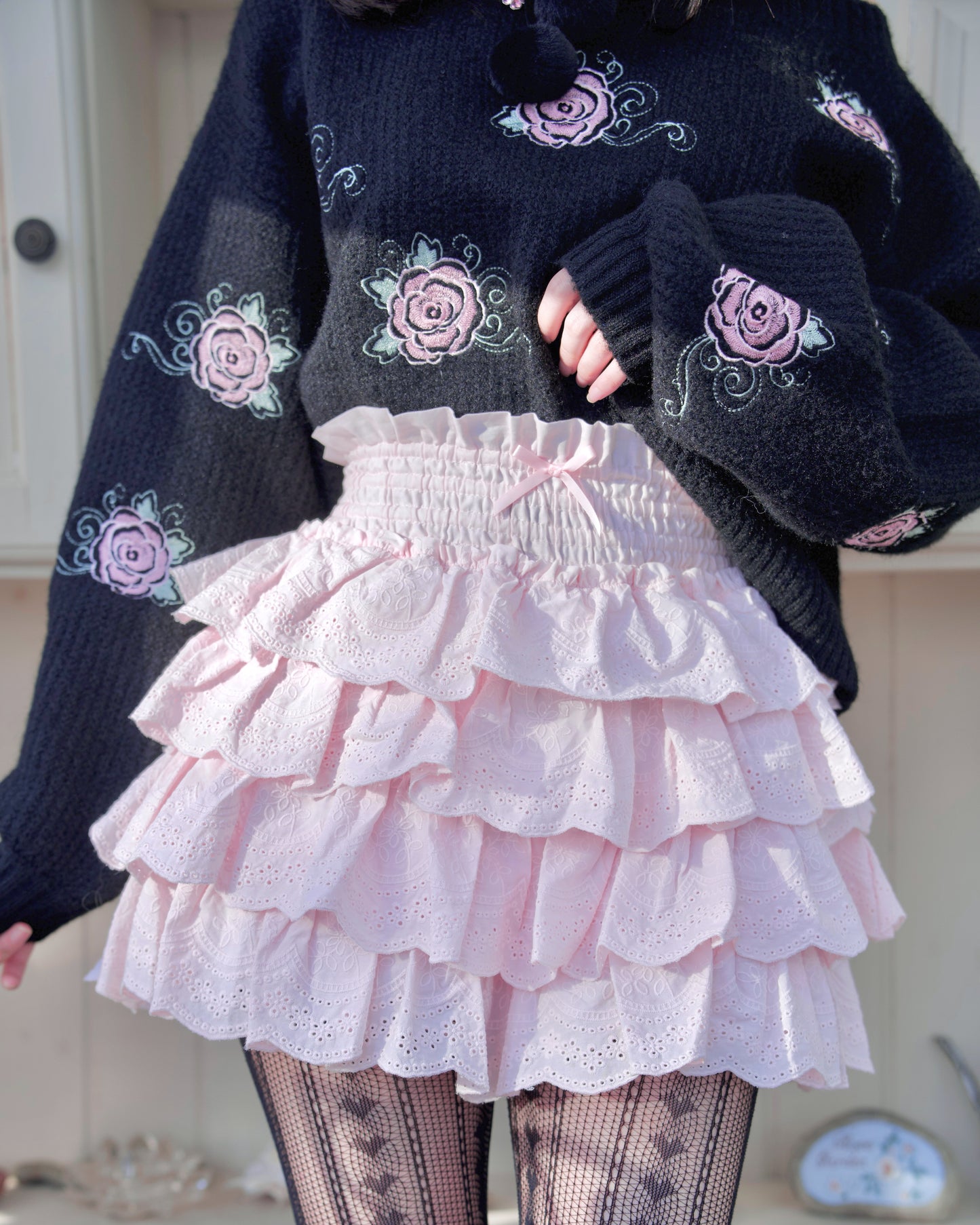 Cotton Lace Bloomers - Pink