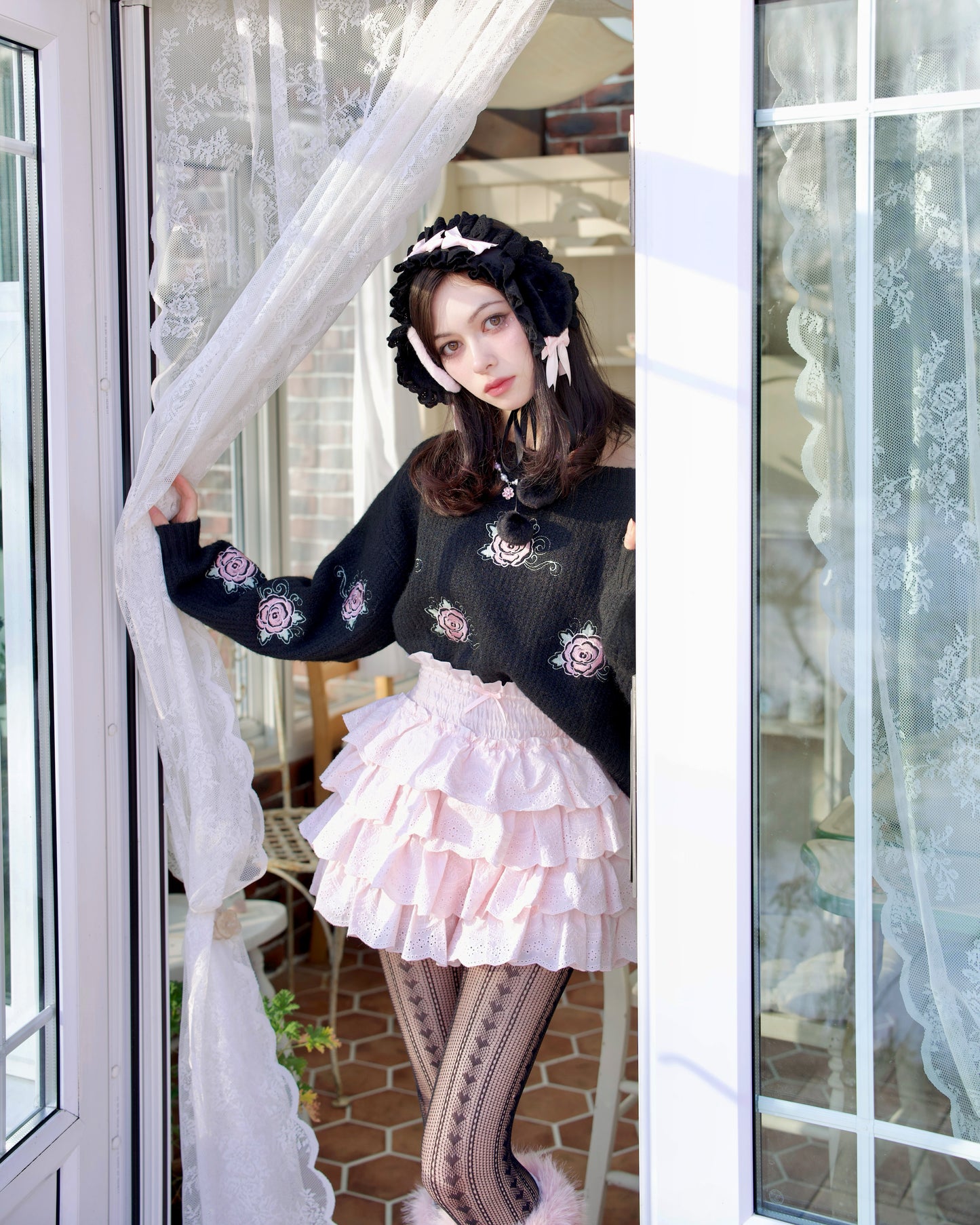 Cotton Lace Bloomers - Pink