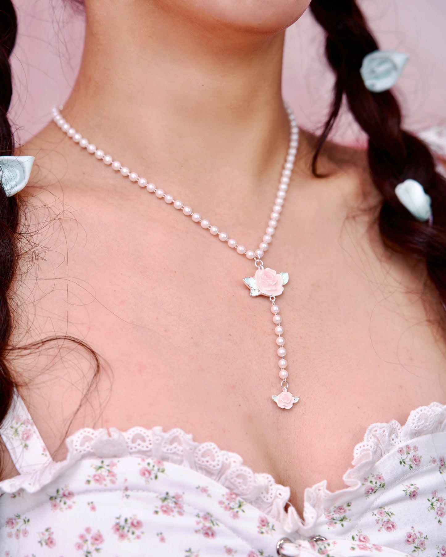 Rose Drop Necklace