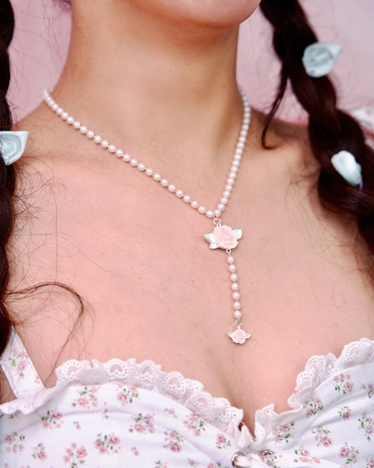 Rose Drop Necklace