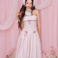 Love Note Long Pleated Skirt - Pink