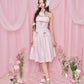 Love Note Long Pleated Skirt - Pink