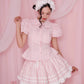 Rosa D'Amour Shortsleeve Blouse - Pink