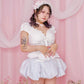 Love Note Bubble Skirt - Blue