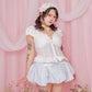 Love Note Bubble Skirt - Blue