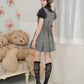 Prep School Idol Black Houndstooth DRESS