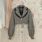 Prep School Idol Black Houndstooth JACKET // PREORDER