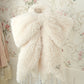 Fluffy Ribbon Scarf WHITE // PREORDER