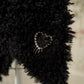 Fluffy Ribbon Scarf BLACK // PREORDER