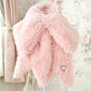 Fluffy Ribbon Scarf PINK // PREORDER