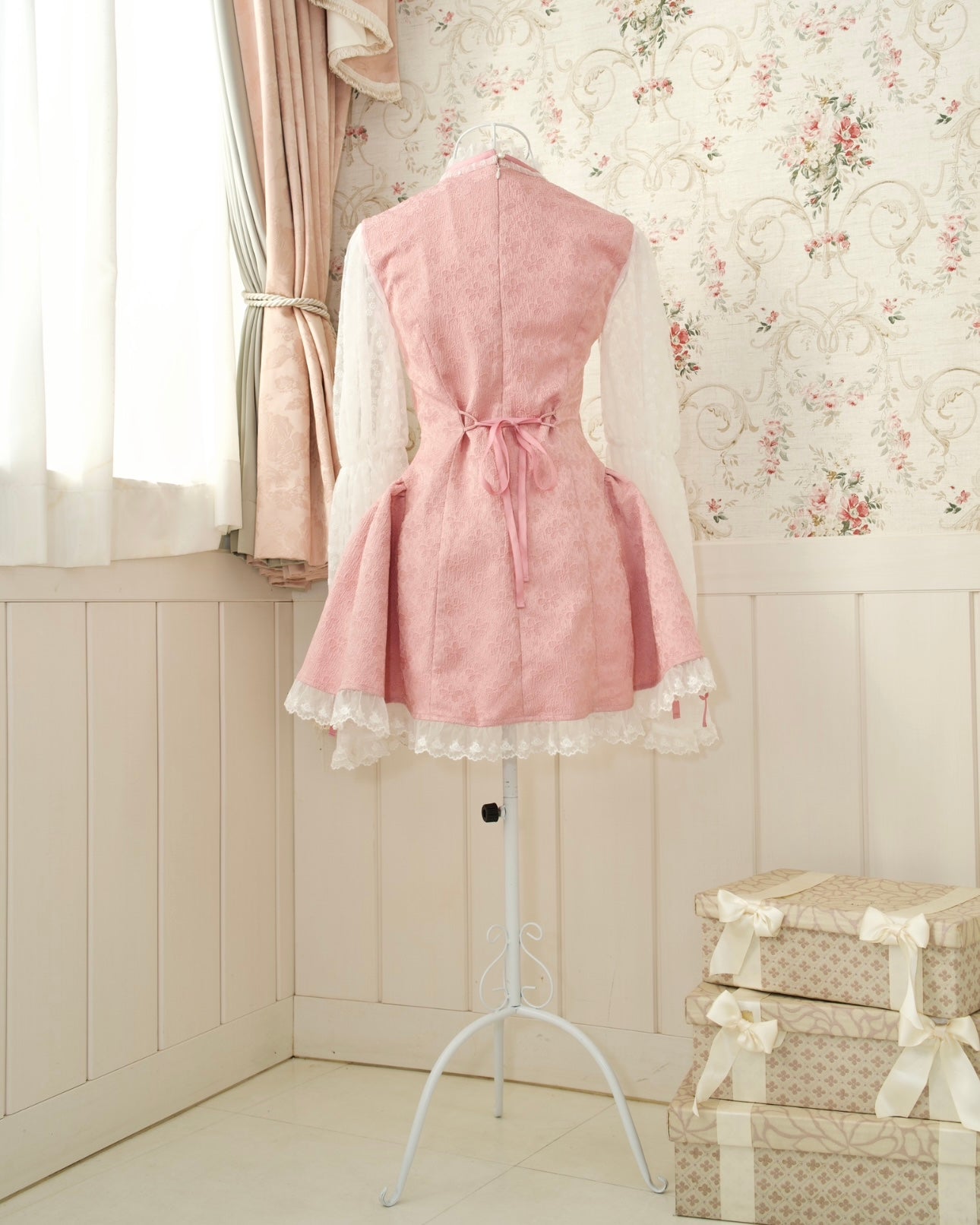 Cherub's Touch Heart Cutout Dress PINK // PREORDER