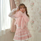 Fluffy Ribbon Scarf PINK // PREORDER