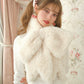 Fluffy Ribbon Scarf WHITE // PREORDER