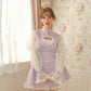 Cherub's Touch Heart Cutout Dress LILAC // PREORDER