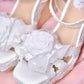 Summer Hime Wedge Sandals - White // PREORDER