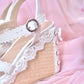 Summer Hime Wedge Sandals - White // PREORDER