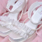 Princess Rose Platform Sandals - White // PREORDER