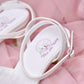 Fuwa Fuwa Low Heel Sandals - White // PREORDER
