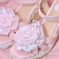 Summer Hime Wedge Sandals - Pink // PREORDER