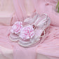 Princess Rose Platform Sandals - Pink // PREORDER