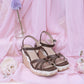 Summer Hime Wedge Sandals - Brown // PREORDER