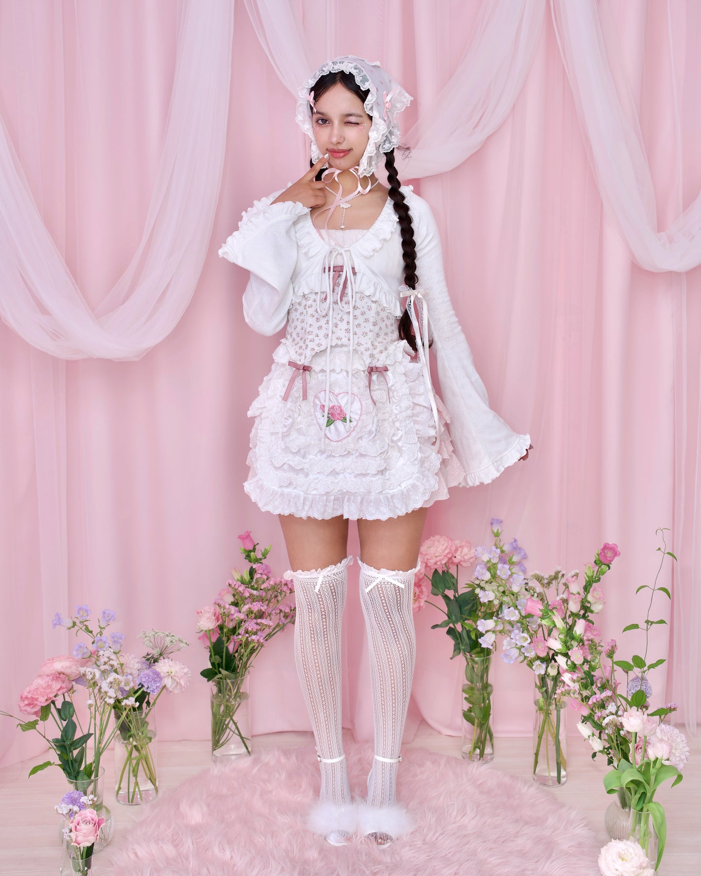 Call Me Sweet Cotton Cardigan - White