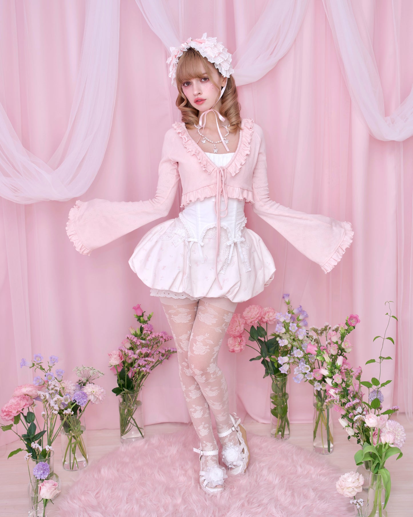 Call Me Sweet Cotton Cardigan - Pink