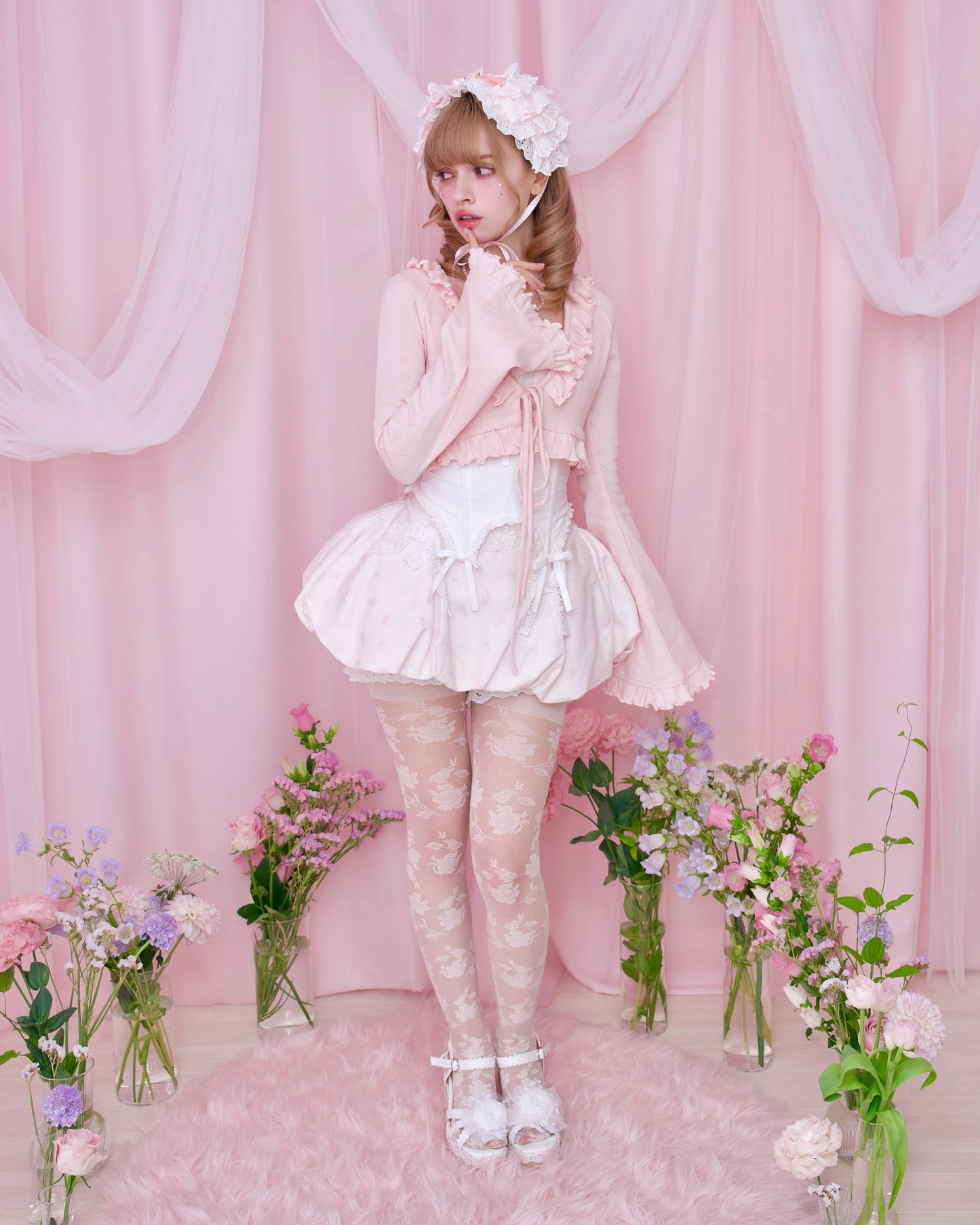 Call Me Sweet Cotton Cardigan - Pink