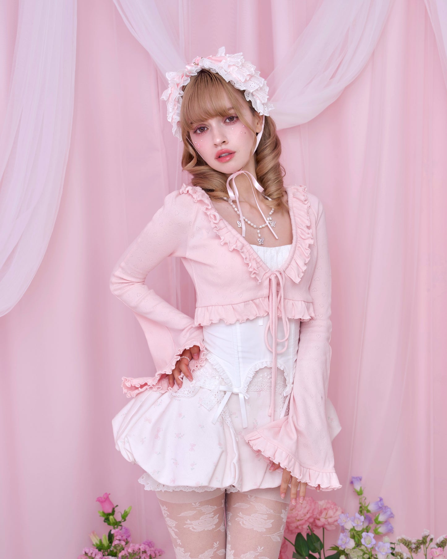 Call Me Sweet Cotton Cardigan - Pink