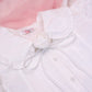 Rosa D'Amour Shortsleeve Blouse - White