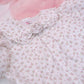 Rosa D'Amour Shortsleeve Blouse - White x Pink Floral