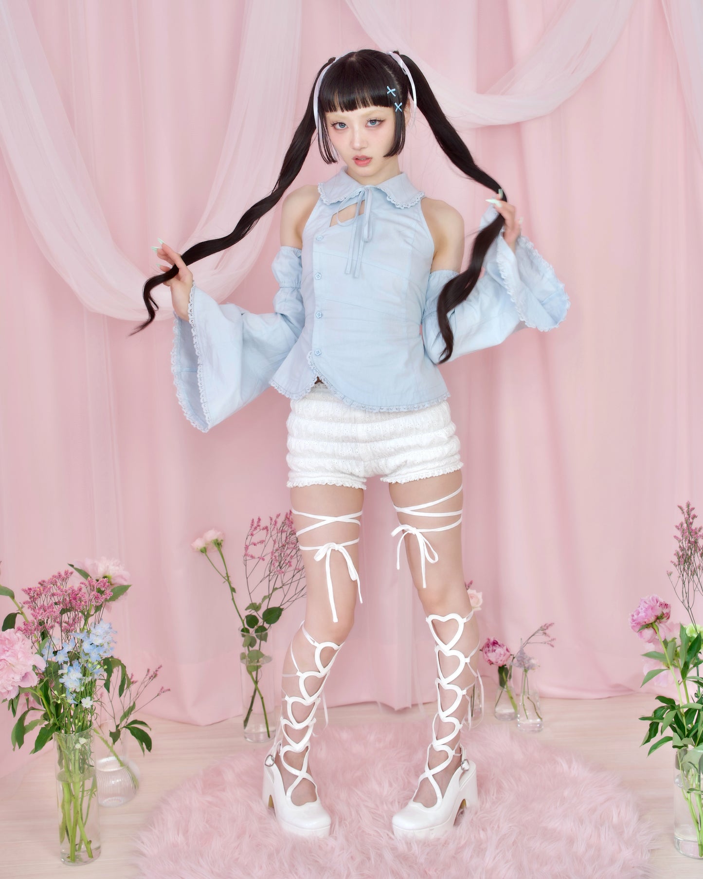 Tied With Love Cotton Bloomers - White // PREORDER