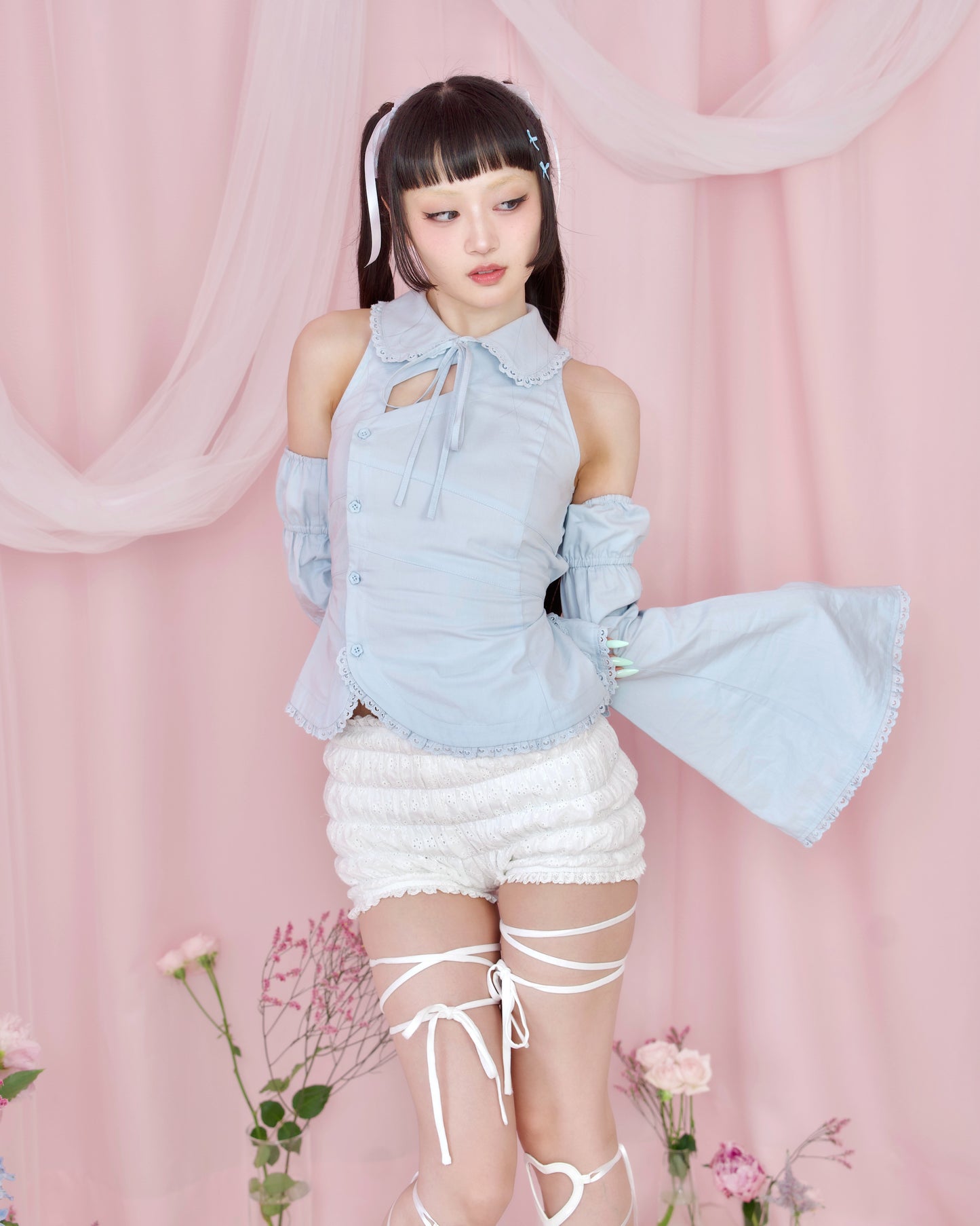 Tied With Love Cotton Bloomers - White // PREORDER