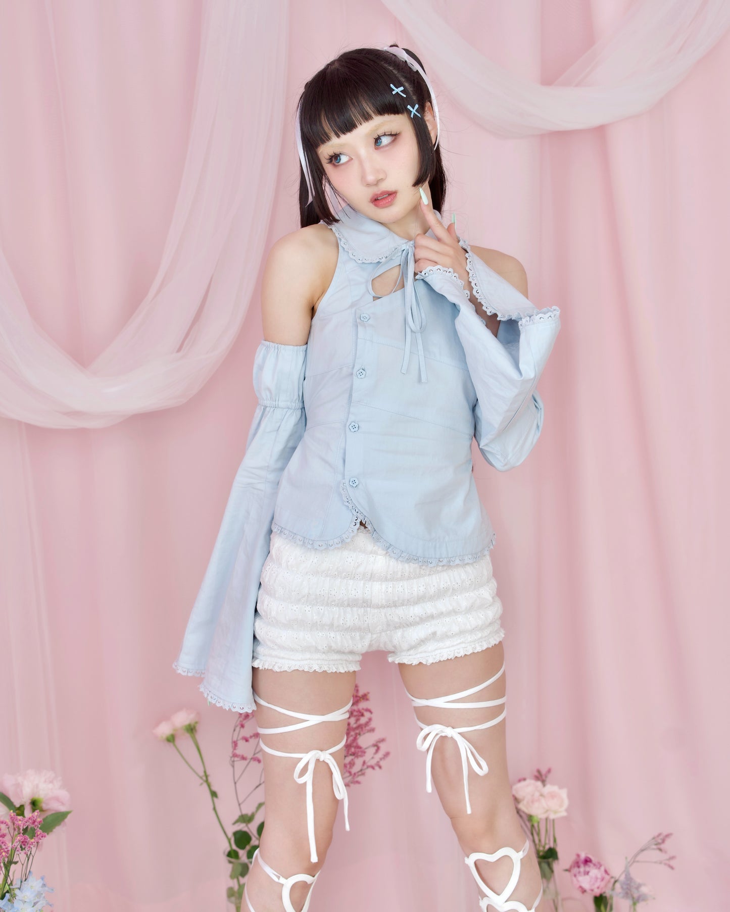 Tied With Love Cotton Bloomers - White // PREORDER