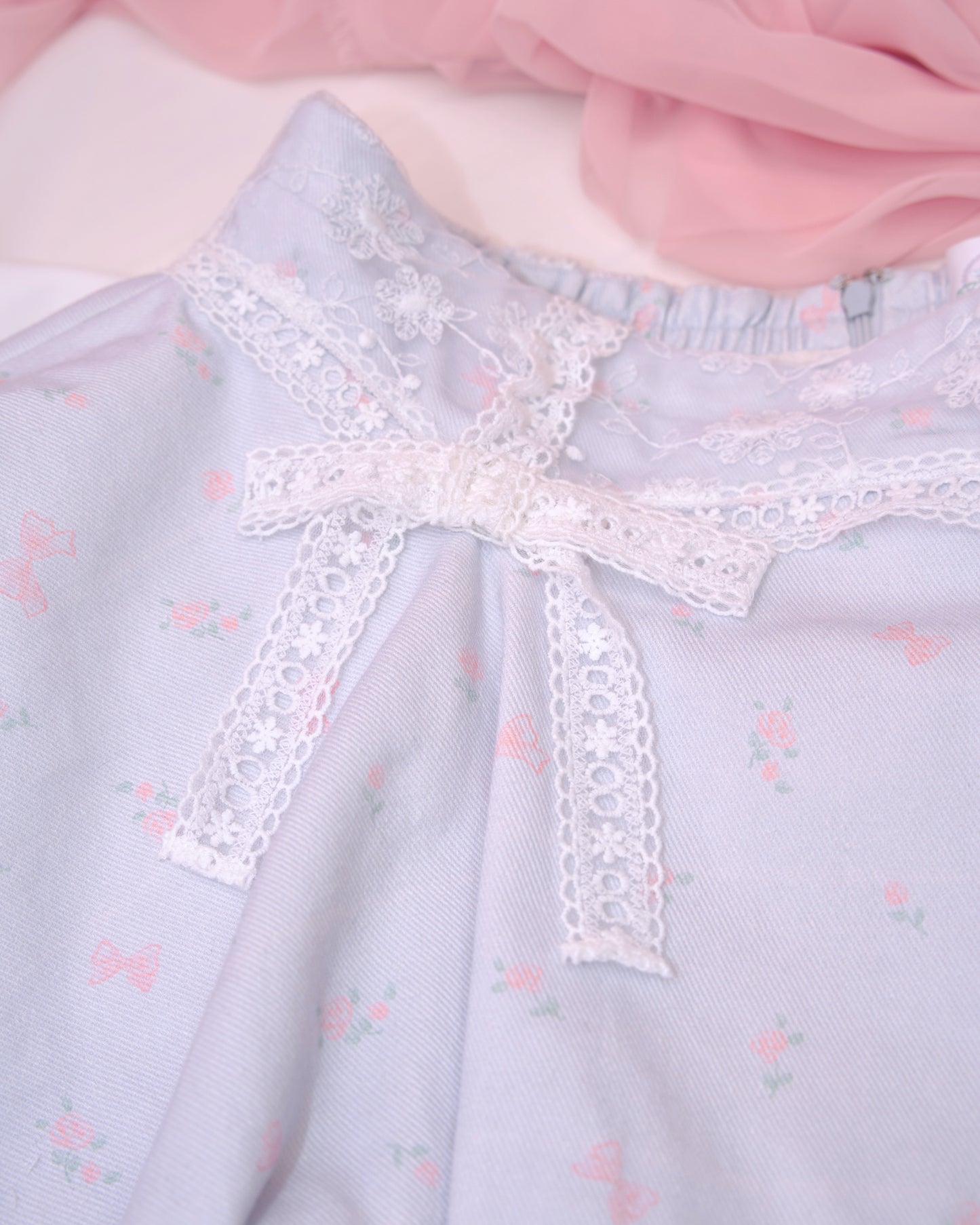 Love Note Bubble Skirt - Blue