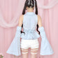 World is Mine Blouse - Blue // PREORDER